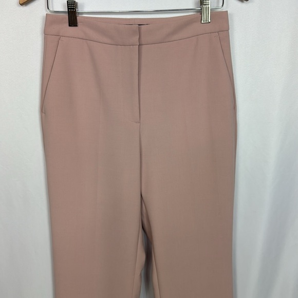 Zara Women’s Full Length Flared Pants Size Medium Pink High Rise‎ - Picture 6 of 16